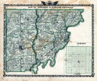 Edwards and Wabash Counties, Albion, Illinois State Atlas 1876